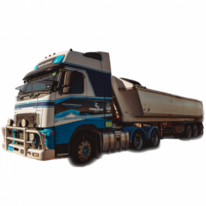 6×4 Prime Mover with Tri Axel End Tipper